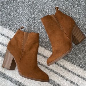 Express Suede Booties